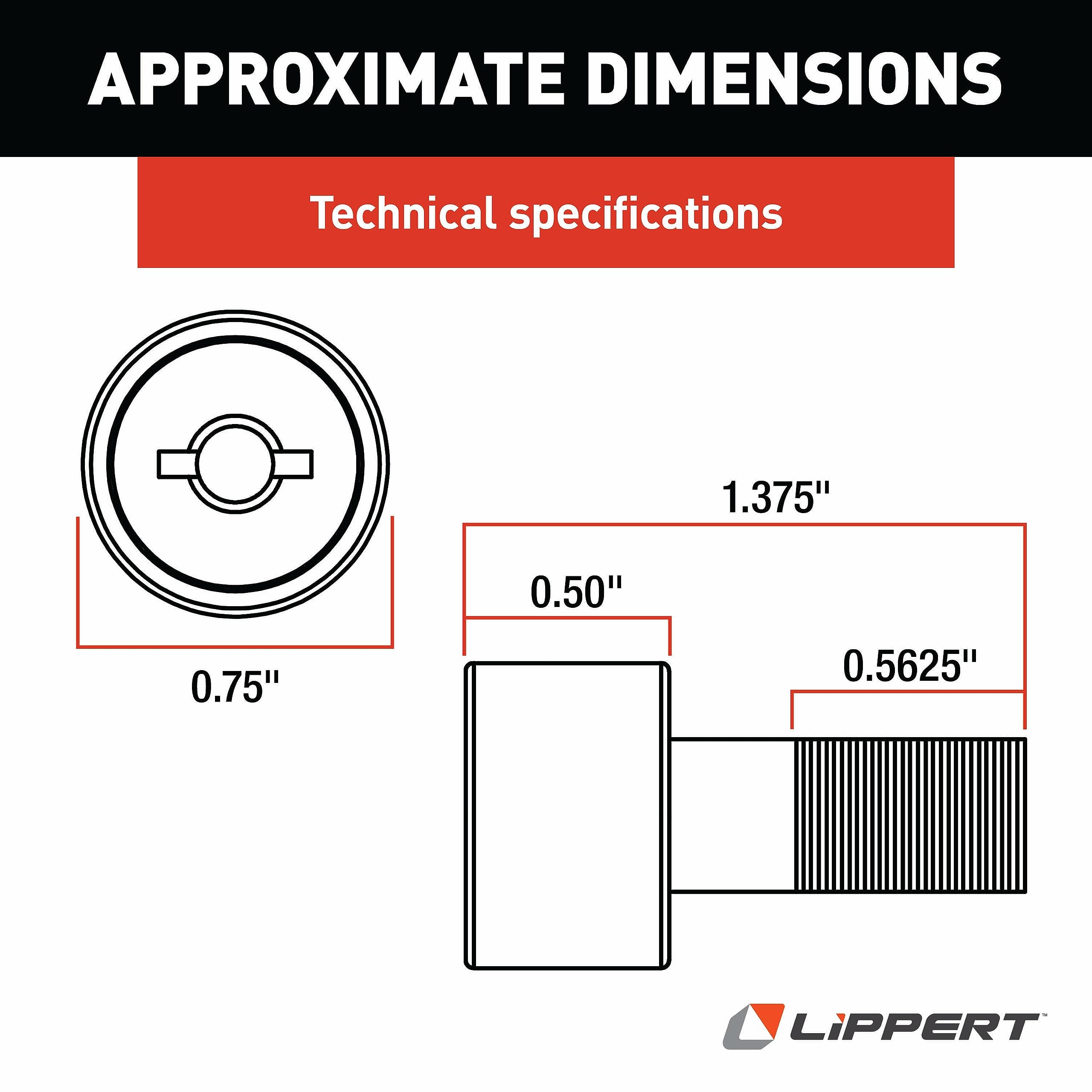 118353 Lippert Roller Bearing for Above Floor Slide-Outs