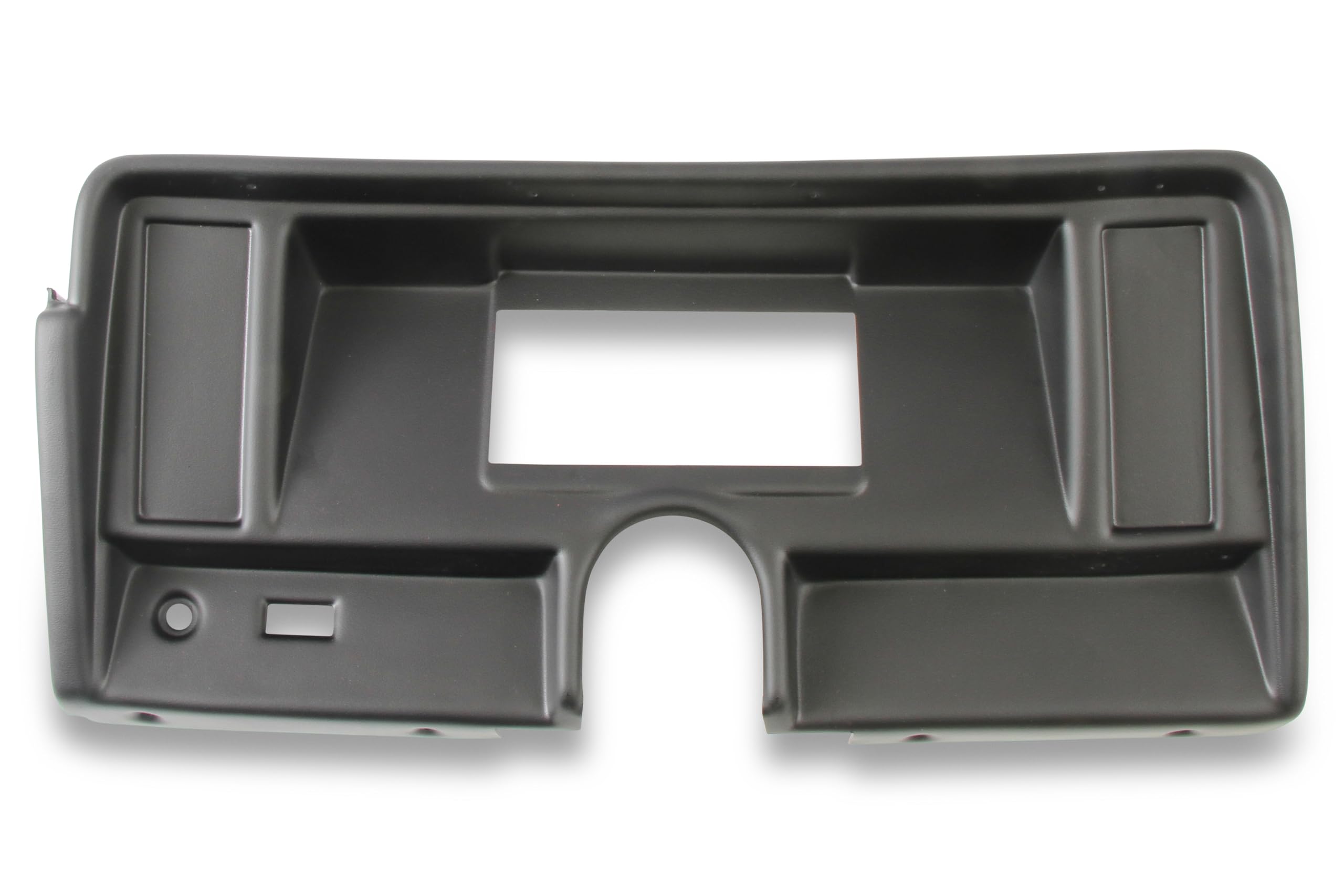 Dash Bezel Holley EFI 553-386 - without A/C Vent Opening - Black