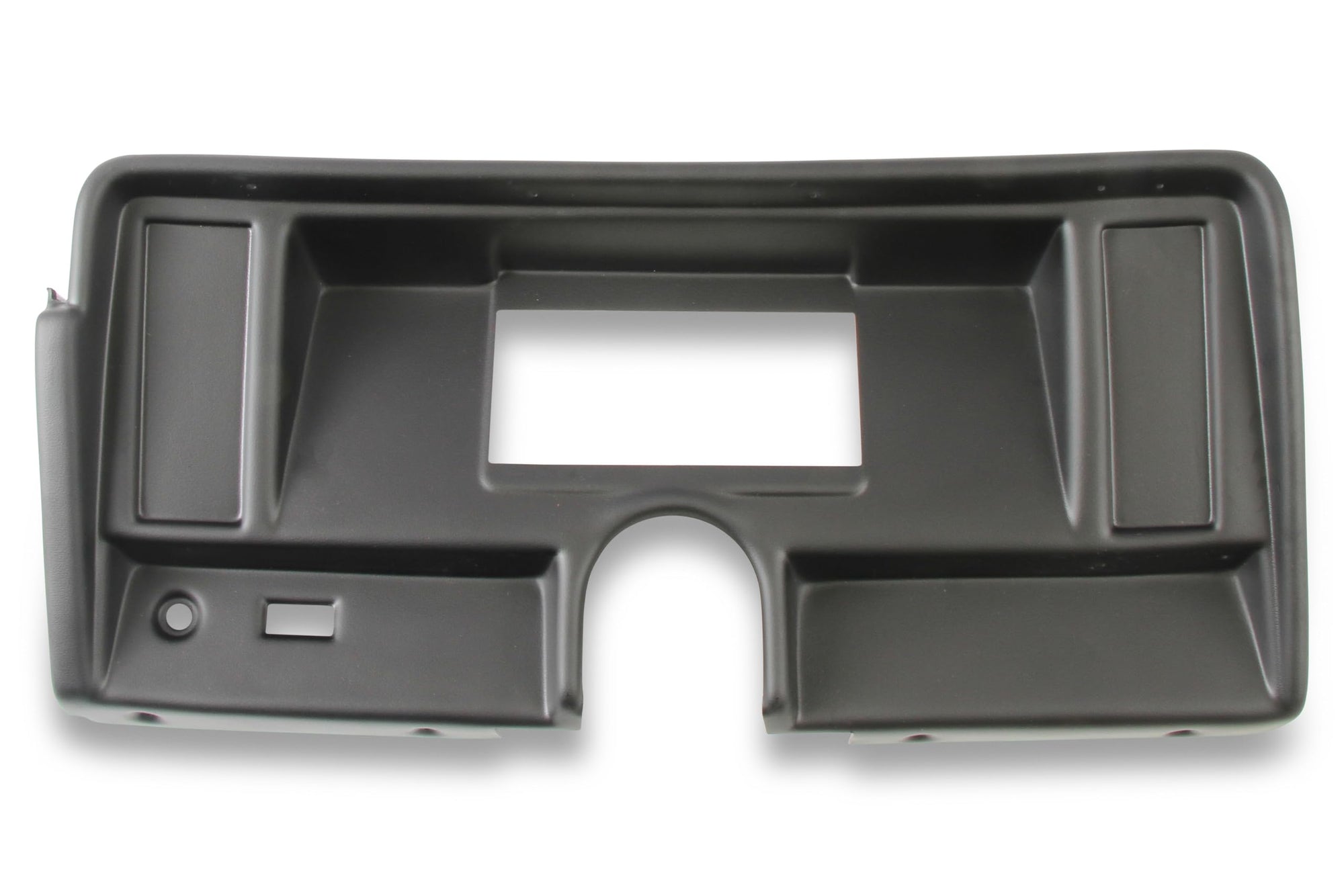 Dash Bezel Holley EFI 553-386 - without A/C Vent Opening - Black