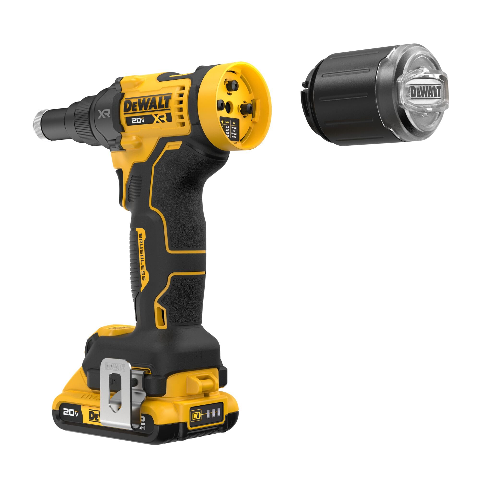 20V MAX XR DEWALT Cordless Rivet Tool, 3/16", Bare Tool Only (DCF403B)