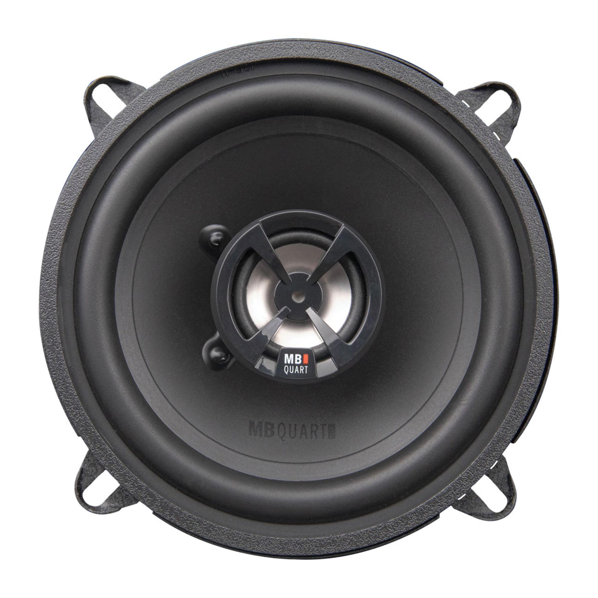 MB Quart 5.25" High-Performance Discus 2-Way Car Audio Component Coaxial Speakers, 90W Peak Power, 45W RMS, 4 Ohm, and 88db Sensitivity