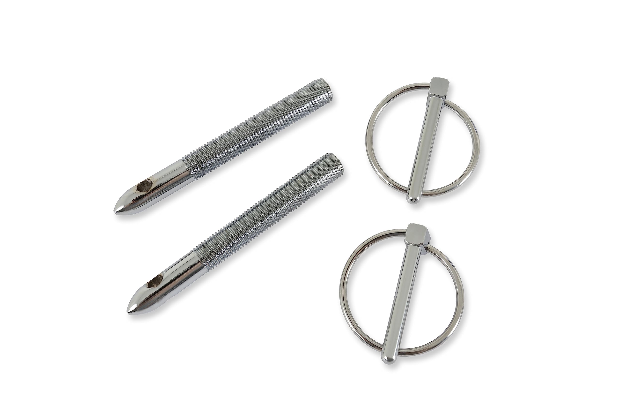 Hood & Deck Pinning Kits Mr. Gasket - with Screw-On Scuff Plates