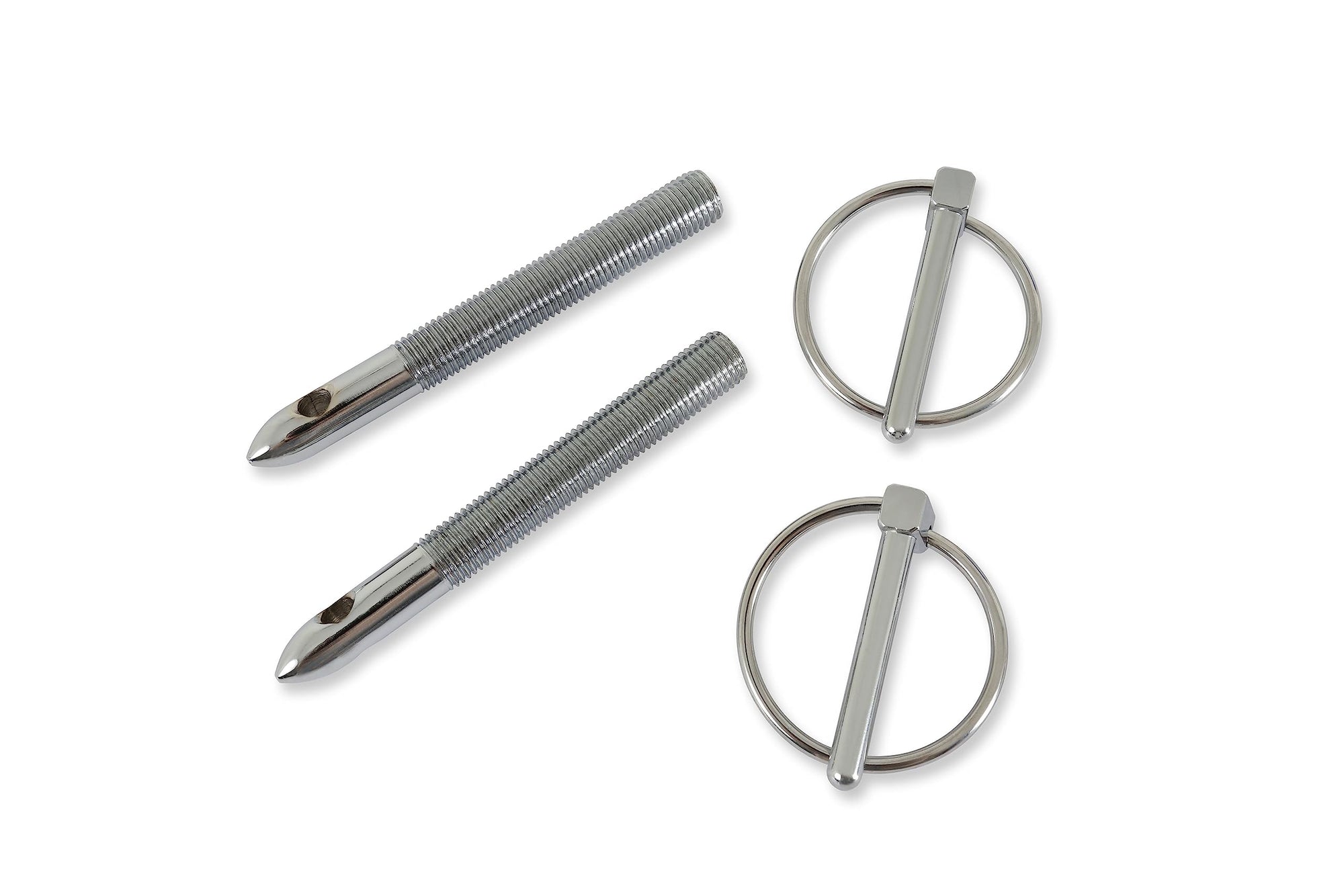 Hood & Deck Pinning Kits Mr. Gasket - with Screw-On Scuff Plates
