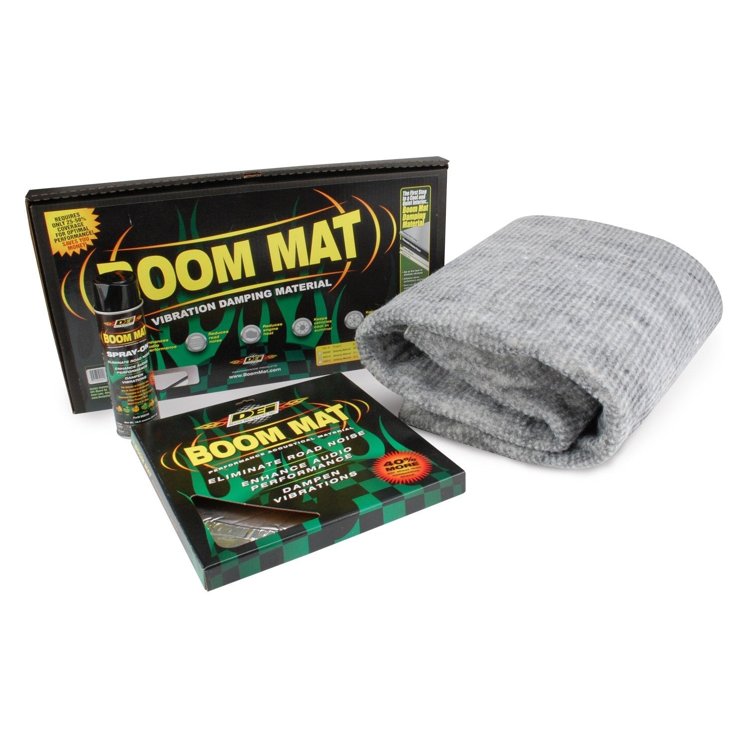 Design Engineering Boom Mat 050500 Thermal and Acoustic Interior Kit for Small - Medium Vehicles