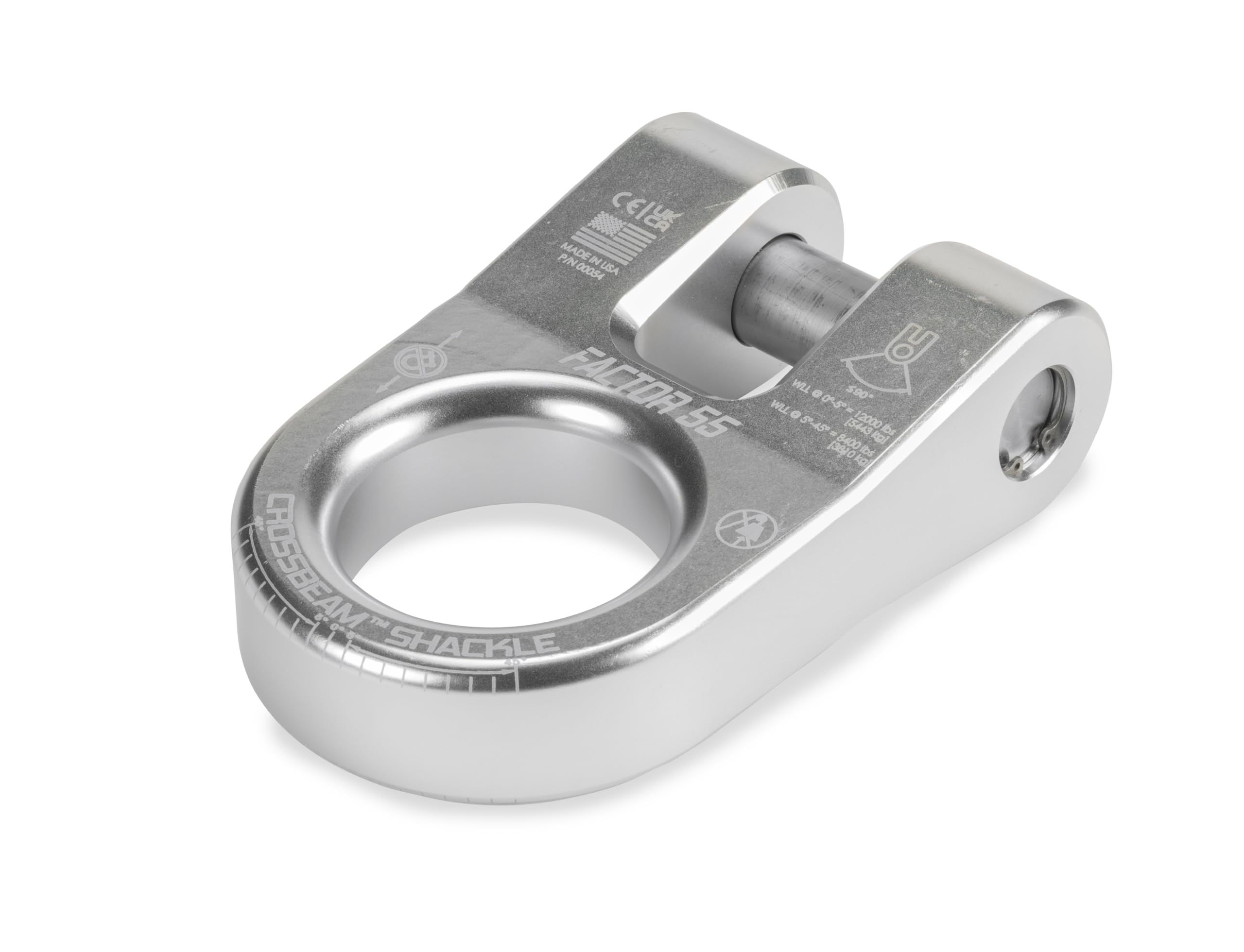 00054-05 - Factor 55 Crossbeam Shackle Silver