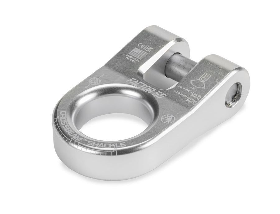 00054-05 - Factor 55 Crossbeam Shackle Silver