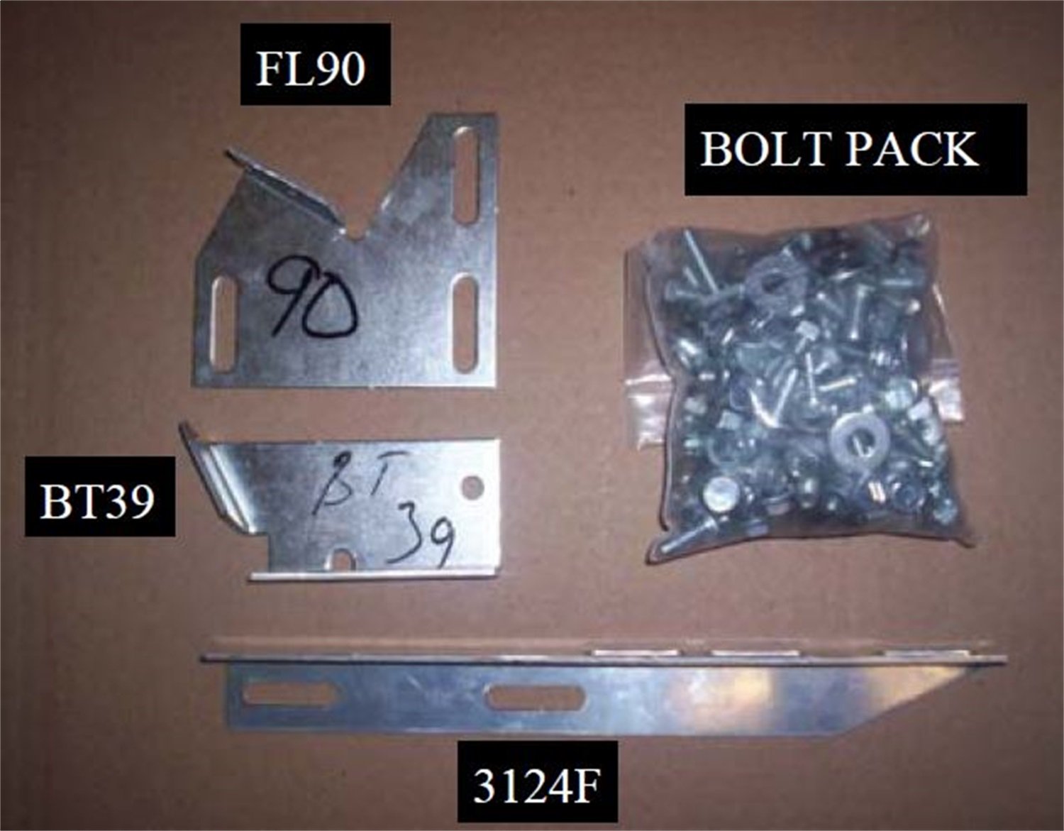 TranSender Running Board Bracket Kit Owens Products 10-1153