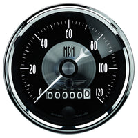 Auto Meter 2088 3-3/8" Prestige Black 0-120 mph Programmable Wheel Speedometer Gauge