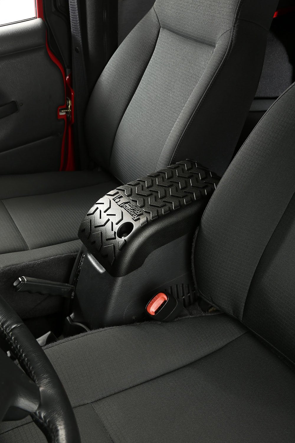 Center Console Cover, Black | Rugged Ridge | 13104.60 | Fits 2002-2006 Jeep Wrangler TJ/LJ