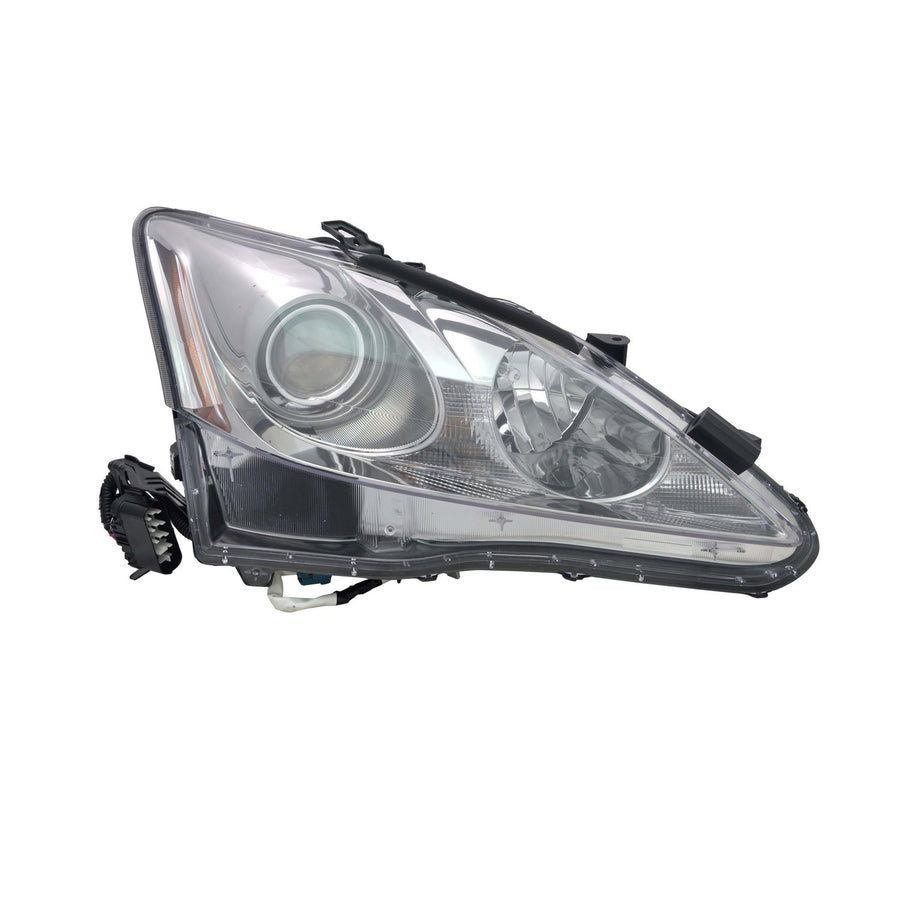 Right TYC Headlight Assembly Compatible with 2011-2013 Lexus IS250