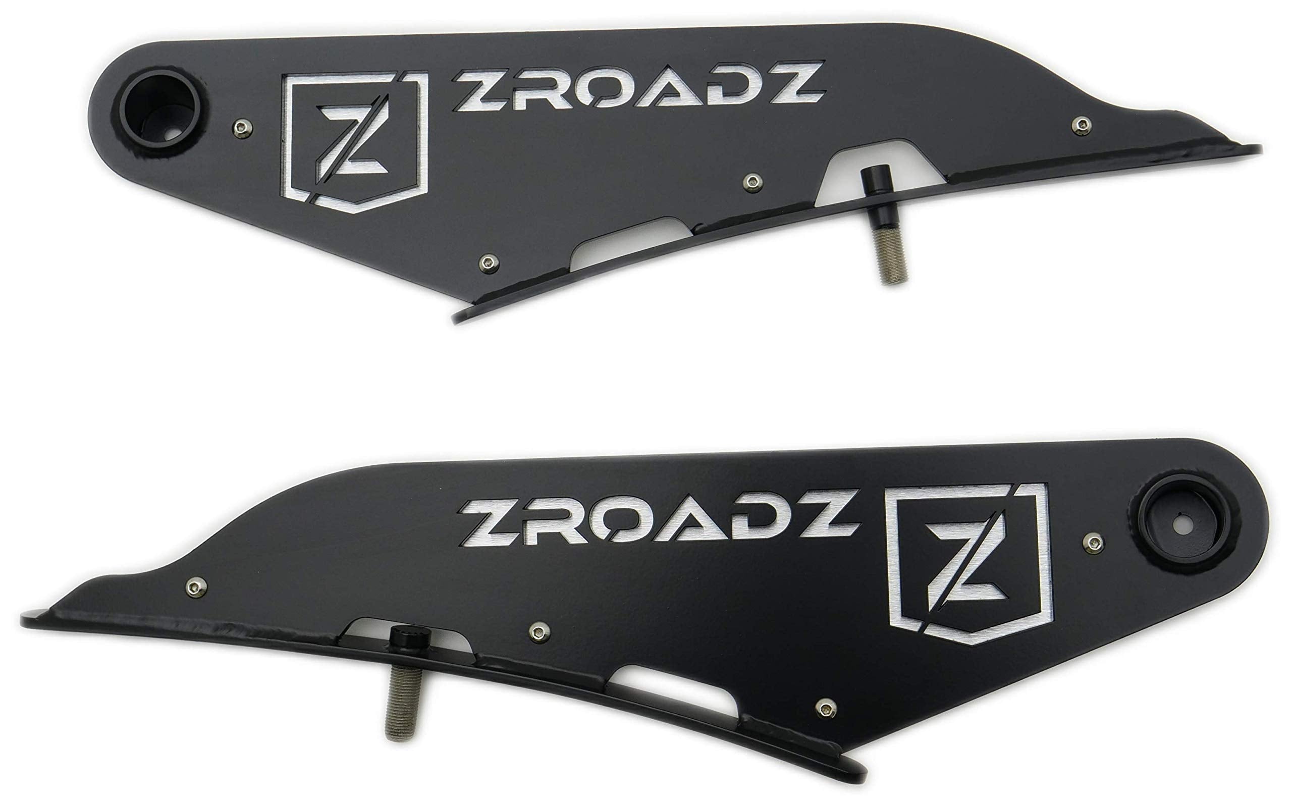 Front Roof LED Mounting Bracket ZROADZ - Compatible w/ 2019-2022 Dodge Ram 1500 - to Mount (1) 50 Inch or Similar Style Curved LED Light Bar (Not Included) - PN #Z334721, Black