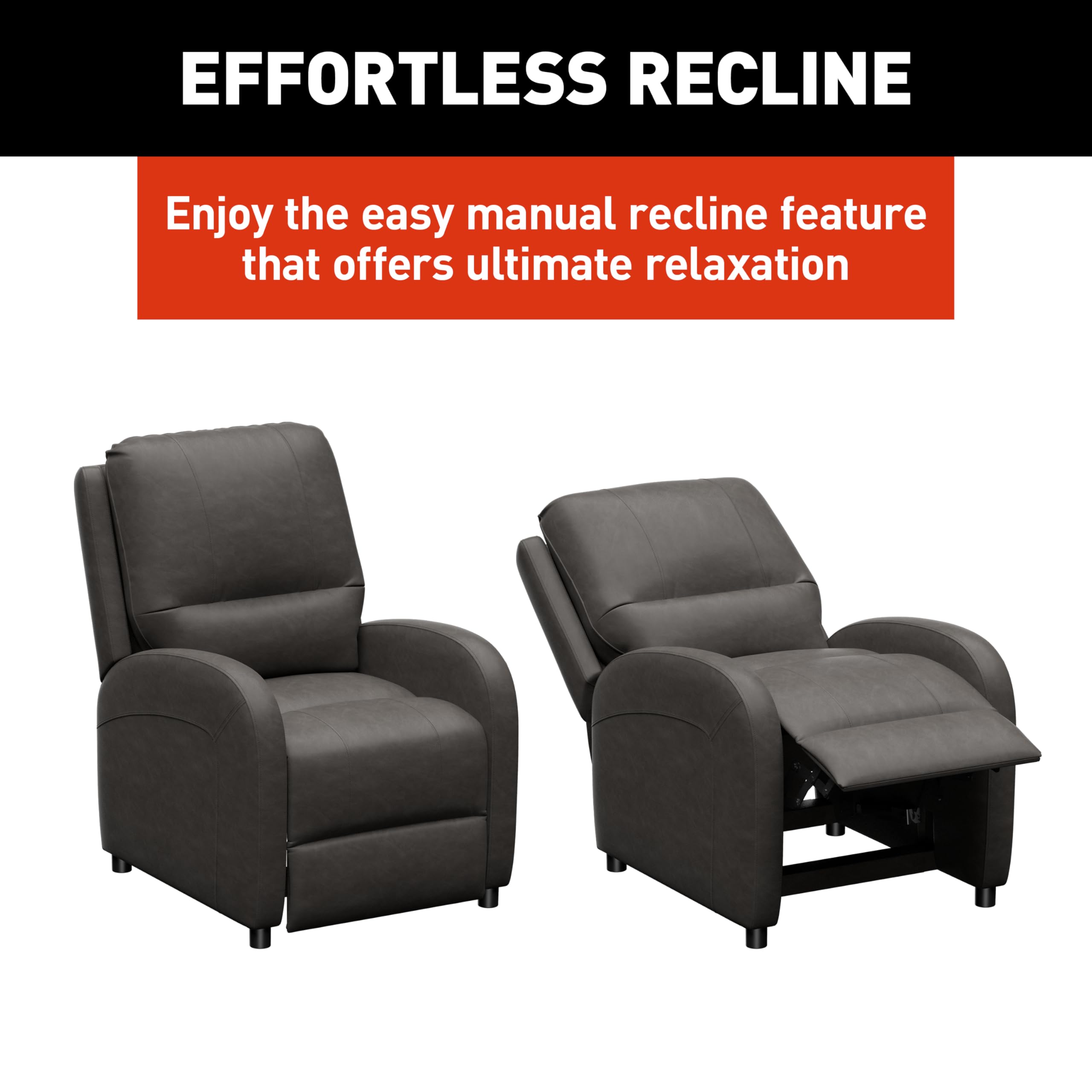 THOMAS PAYNE RV Pushback Signature Recliner with Easy Manual Recline Functionality, High-Density Foam - McCoy 2024044214