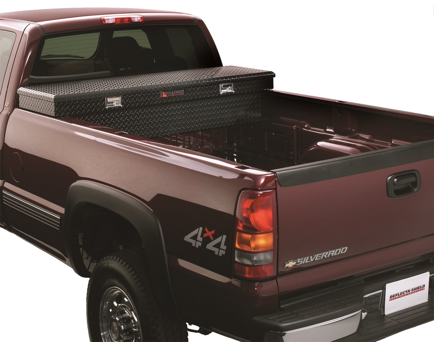 Lund Challenger Series Black Low-Profile Single-Lid Crossover Specialty Storage Box 75400