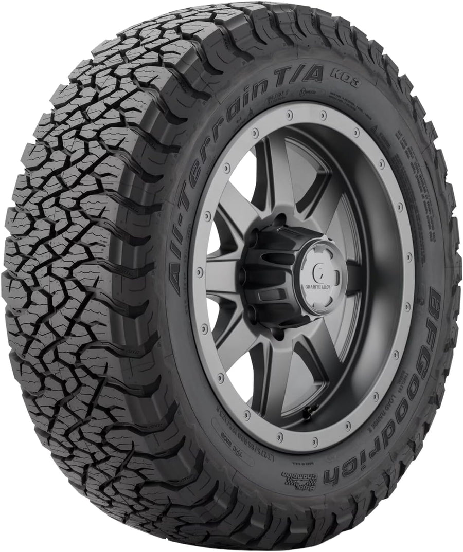 All-Terrain BFGoodrich T/A KO3 Car Tire for Light Trucks, SUVs, and Crossovers, LT305/70R18/F 128S