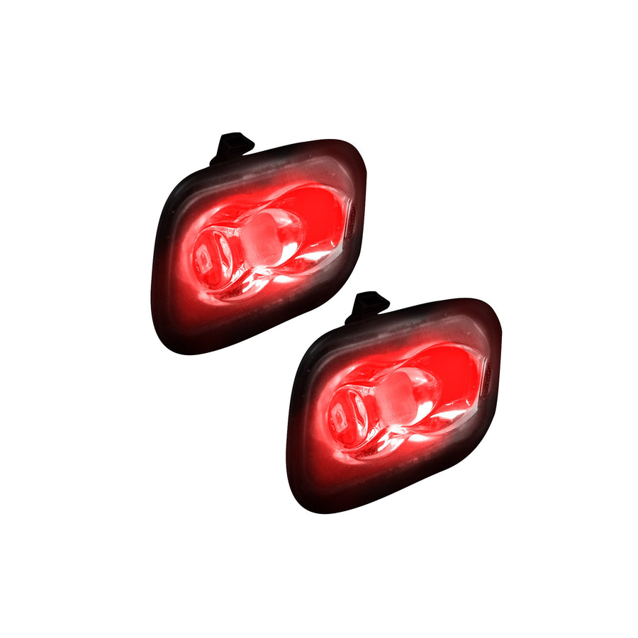 LED Mirror Puddle Lights Recon Truck Accessories 264243RD Fits Ford F-150