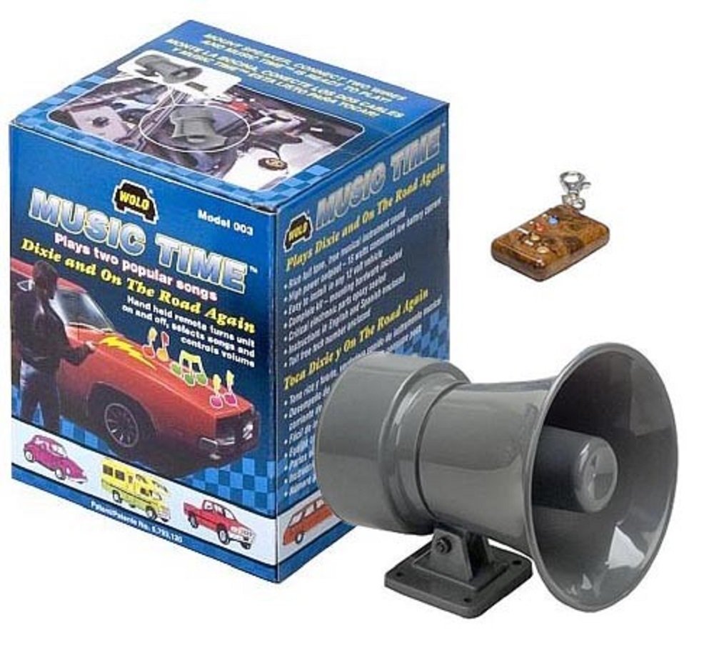 Music Time Wolo (003) Remote Controlled Electronic Musical Horn - Plays Dixie and On The Road Again
