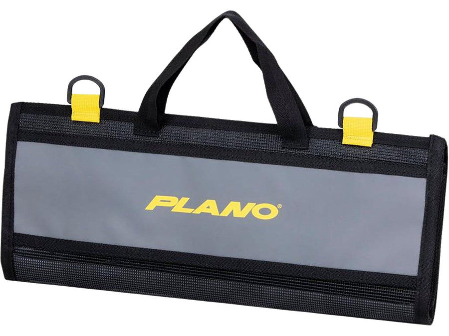 Plano Lure Wrap Z-Series, Gray and Black with Clear Compartments, Waterproof Pack-and-Roll Storage for Fishing Lures, Bait, & Terminal Tackle, MOLLE Attachments