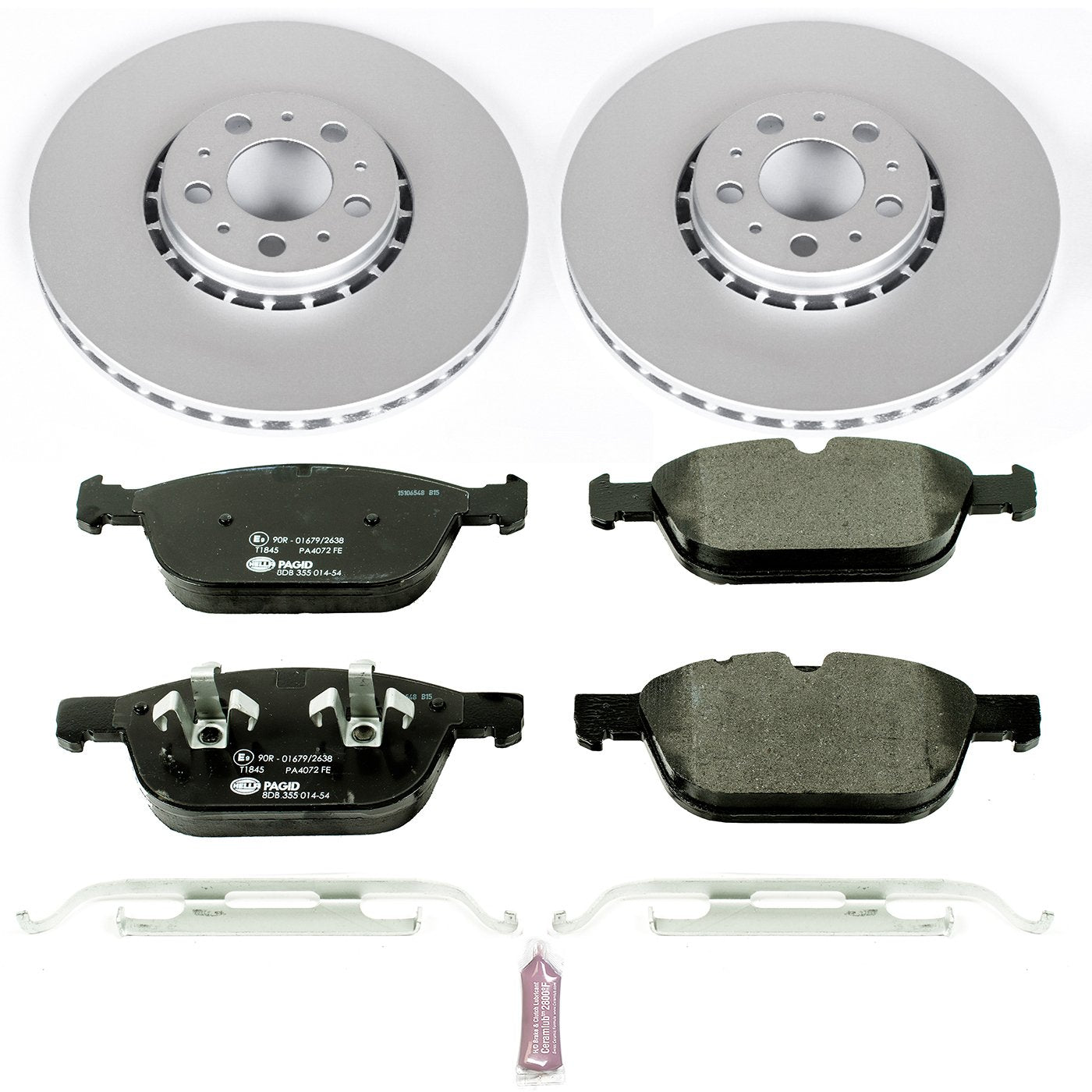 Power Stop Front ESK5707 Euro-Stop Brake Kit For Volvo XC90 2003-2014 [Model Specific]