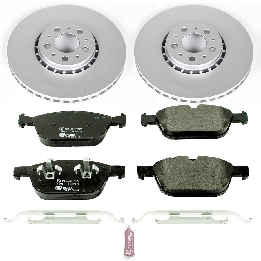 Power Stop Front ESK5707 Euro-Stop Brake Kit For Volvo XC90 2003-2014 [Model Specific]