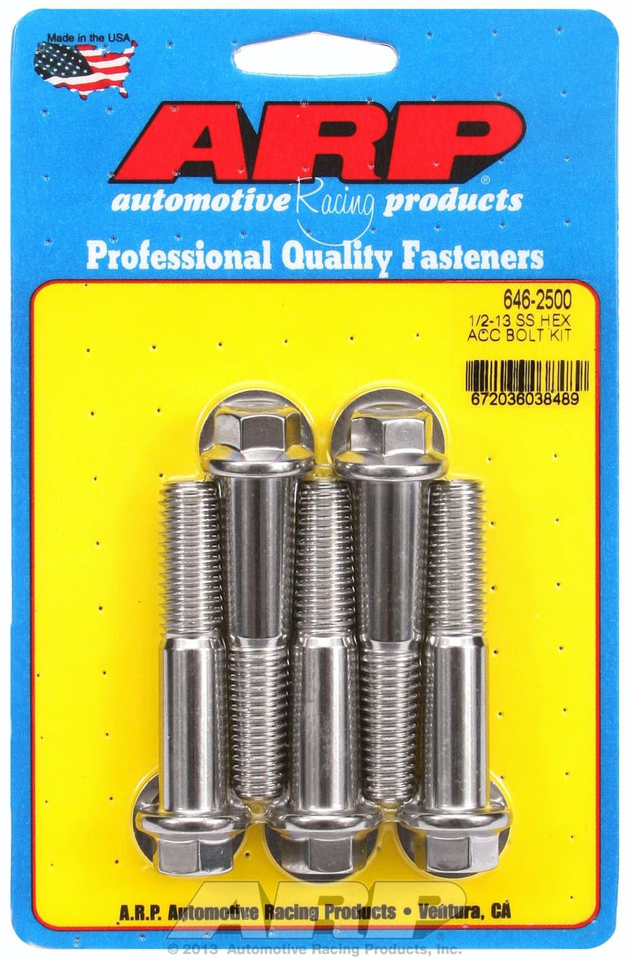Hex ARP (646-2500) Bolt, Stainless Steel