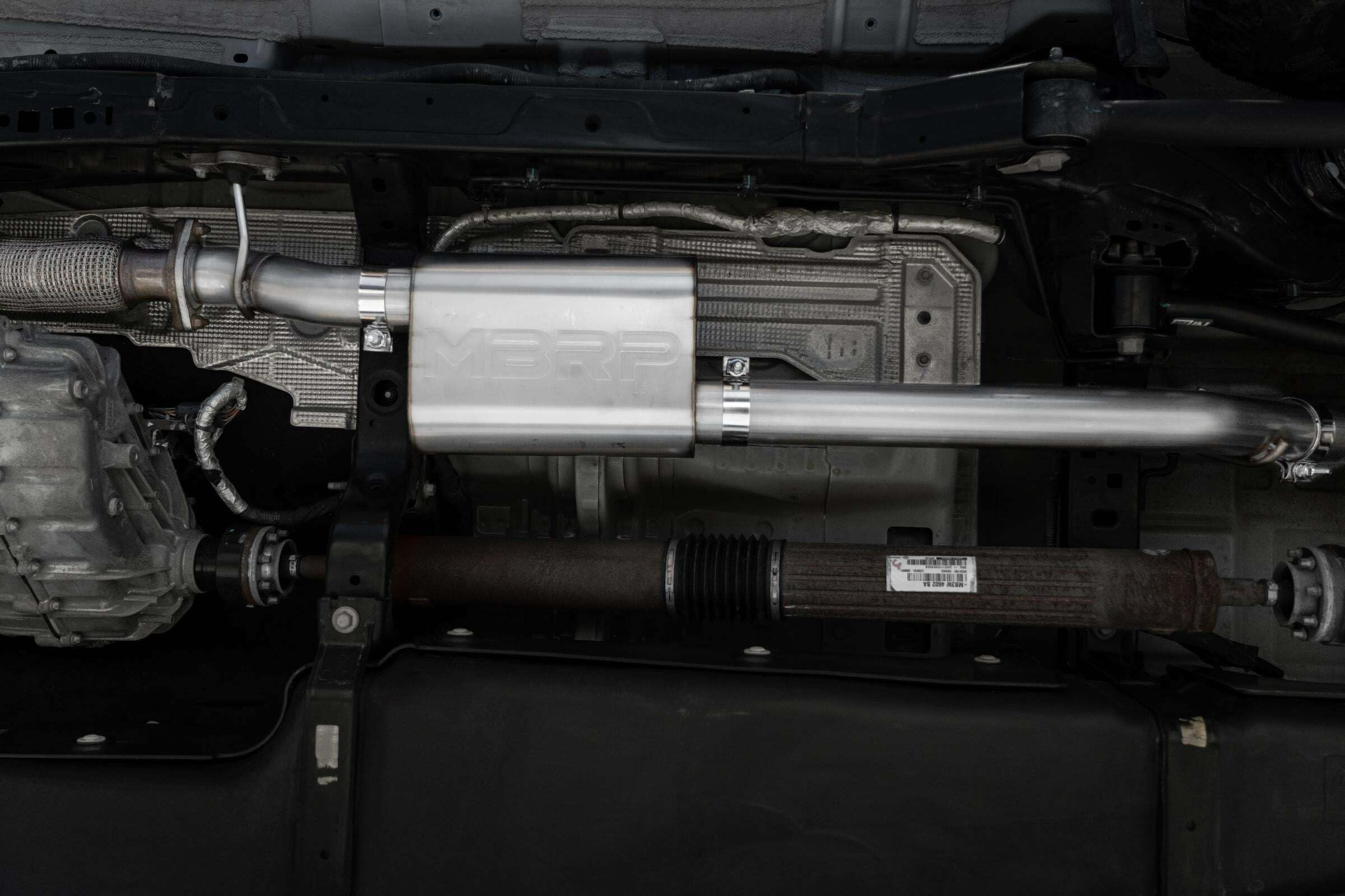 21-22 Ford Bronco MBRP 2.3/2.7L EcoBoost 2/4-Dr 3in Catback Dual Split Rear Exit BLK AL