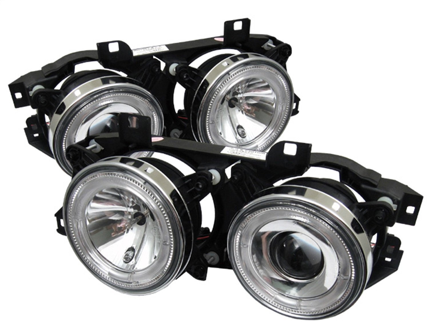 Auto Spyder 5008732 LED Halo Projector Headlights Chrome/Clear
