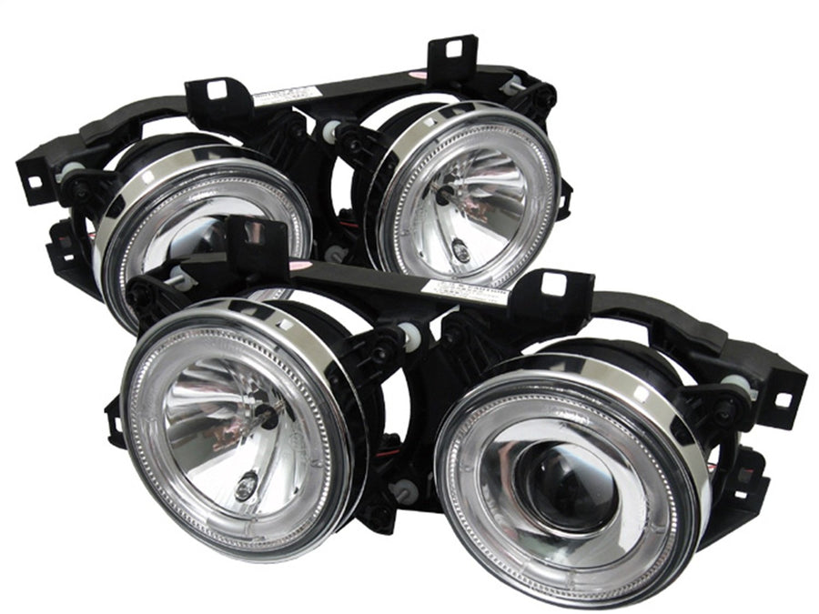 Auto Spyder 5008732 LED Halo Projector Headlights Chrome/Clear