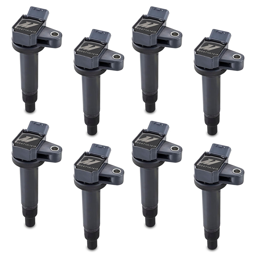 Mishimoto Coil Pack Ignition, Compatible with Toyota Tundra 4.7L, 2000-2009, Set of 8