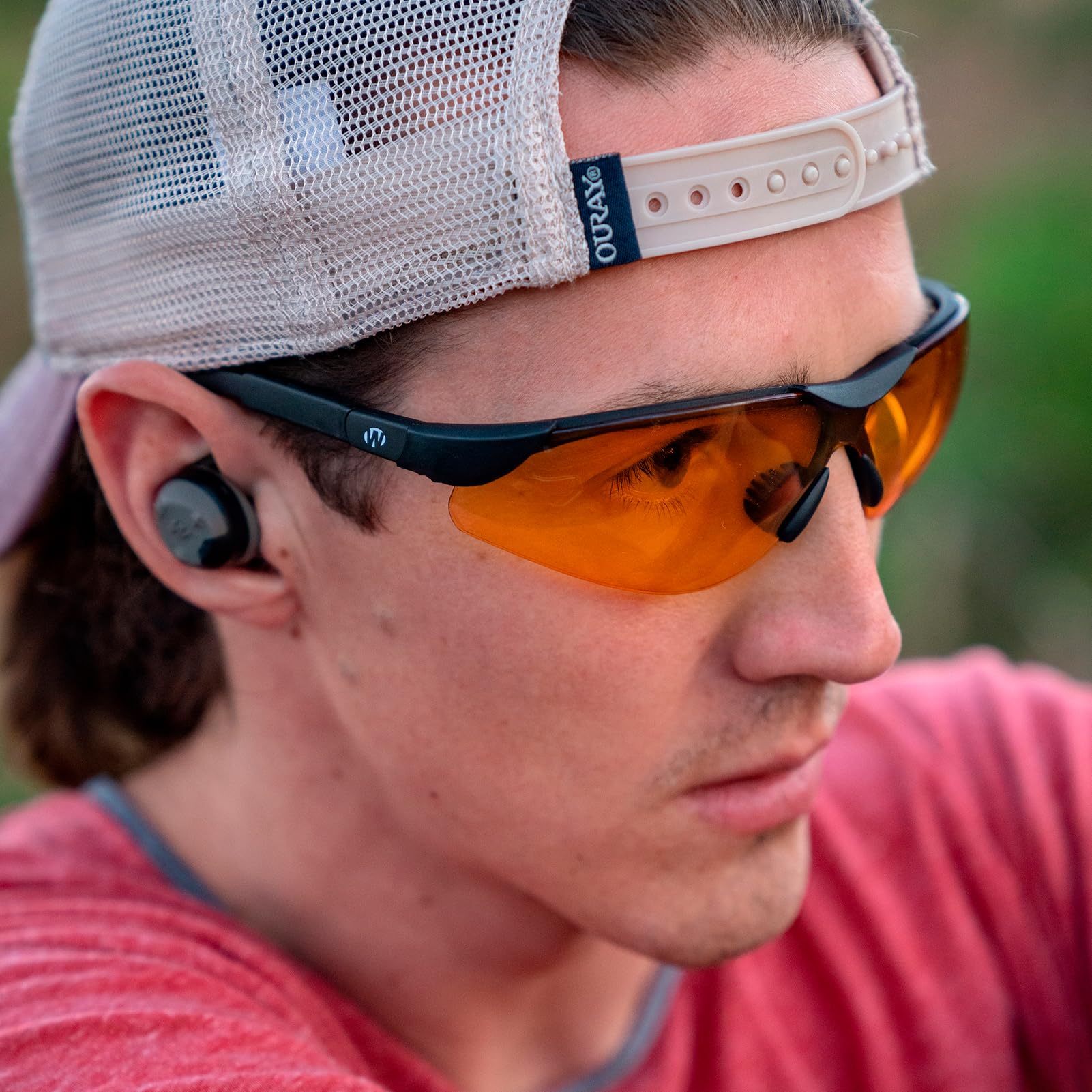 Walker's Elite Game Ear Shooting Amber Hunting Safety Glasses