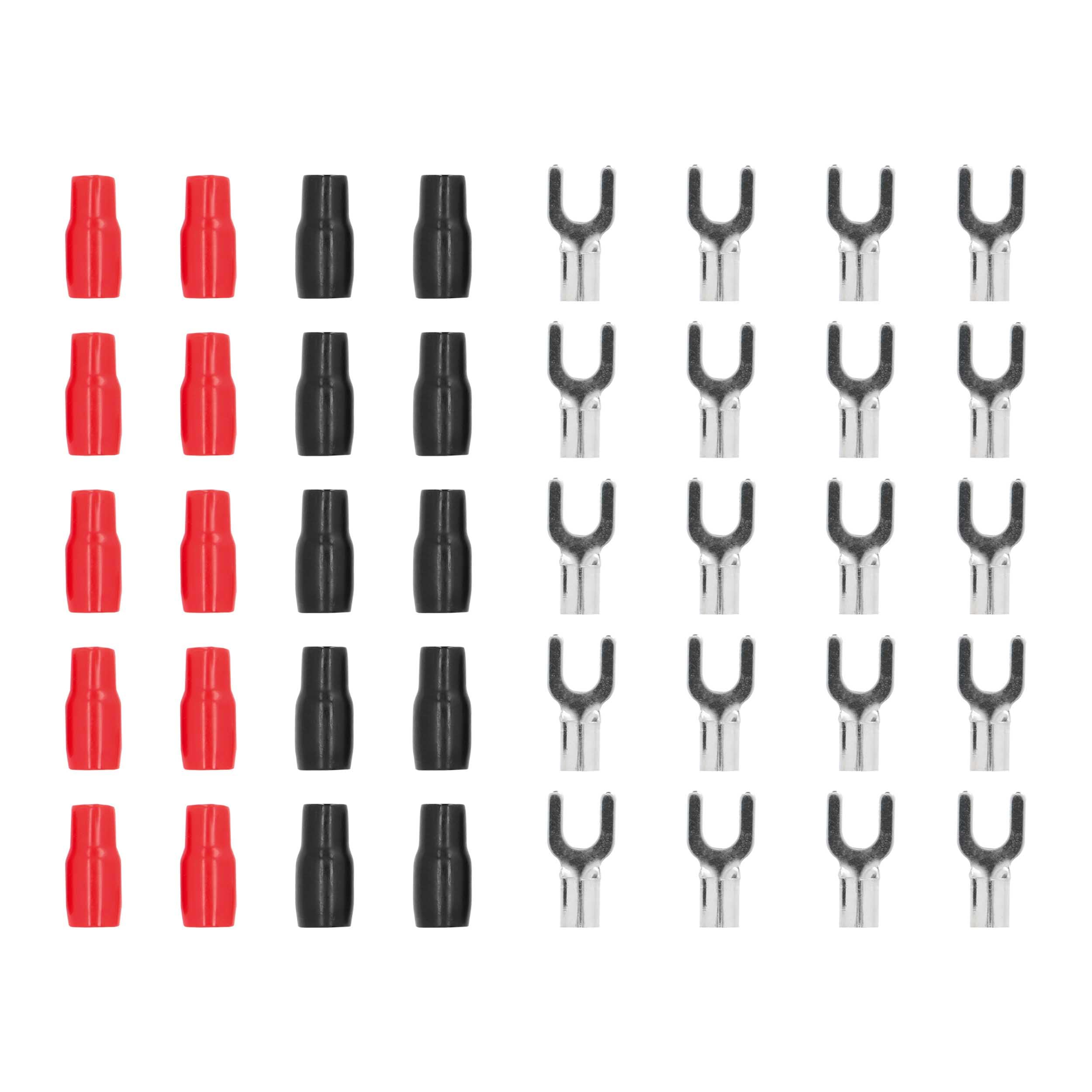 V8 Series T-Spec V8-ST2-20 Nickel Plated Spade Terminal, 20 Pack