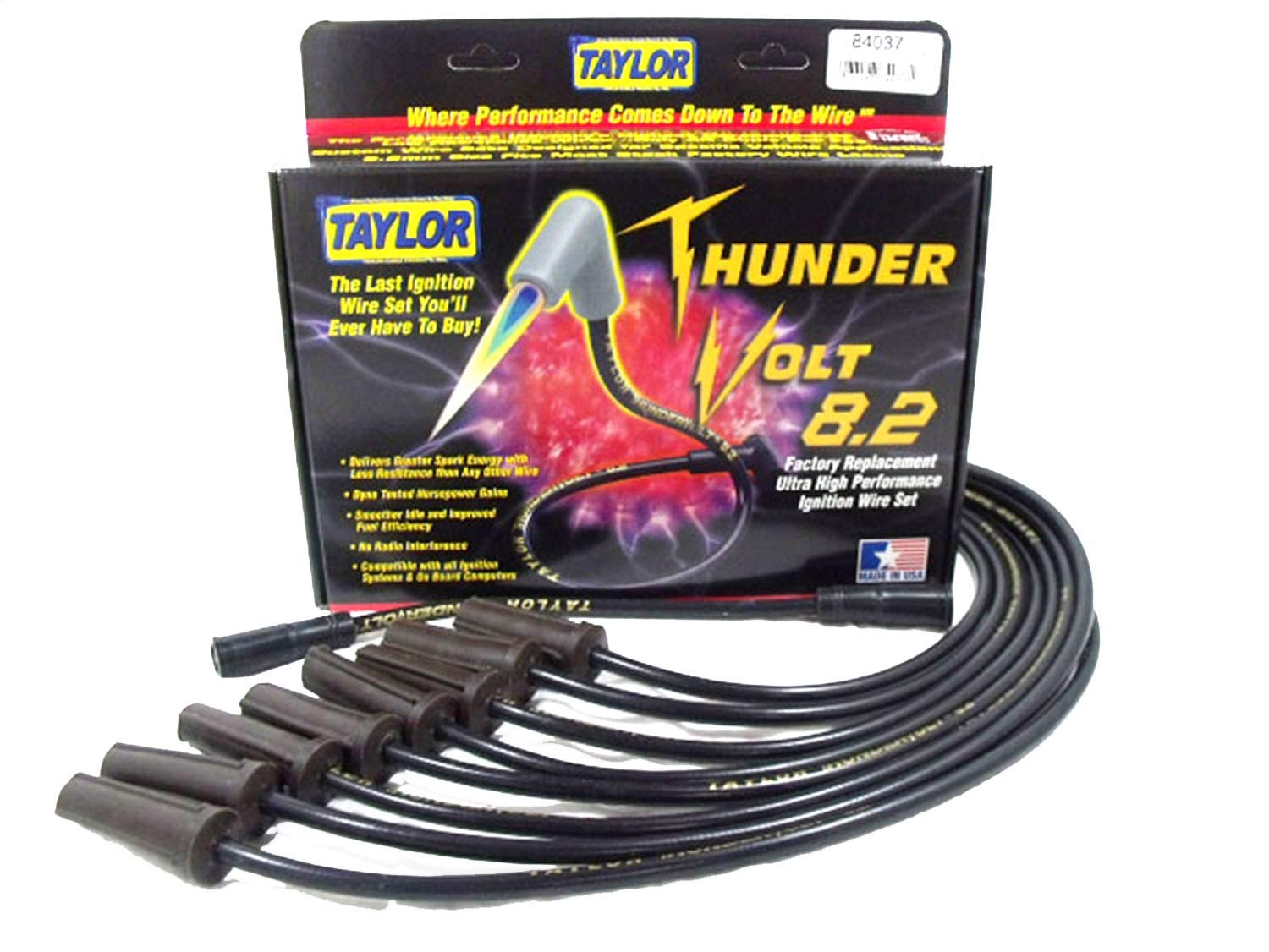 Thundervolt 8.2 Taylor Cable custom 8 cyl black
