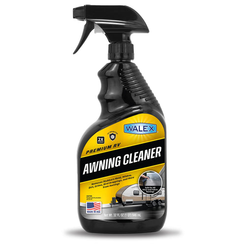 Walex Awning Cleaner RV - Safe for Vinyl & Fabric, Dissolves Tough Stains, Mold, Mildew, Dirt, Bird Droppings & More; Extends Lifespan for RVs, Campers, Trailers & Motorhomes, 32 oz