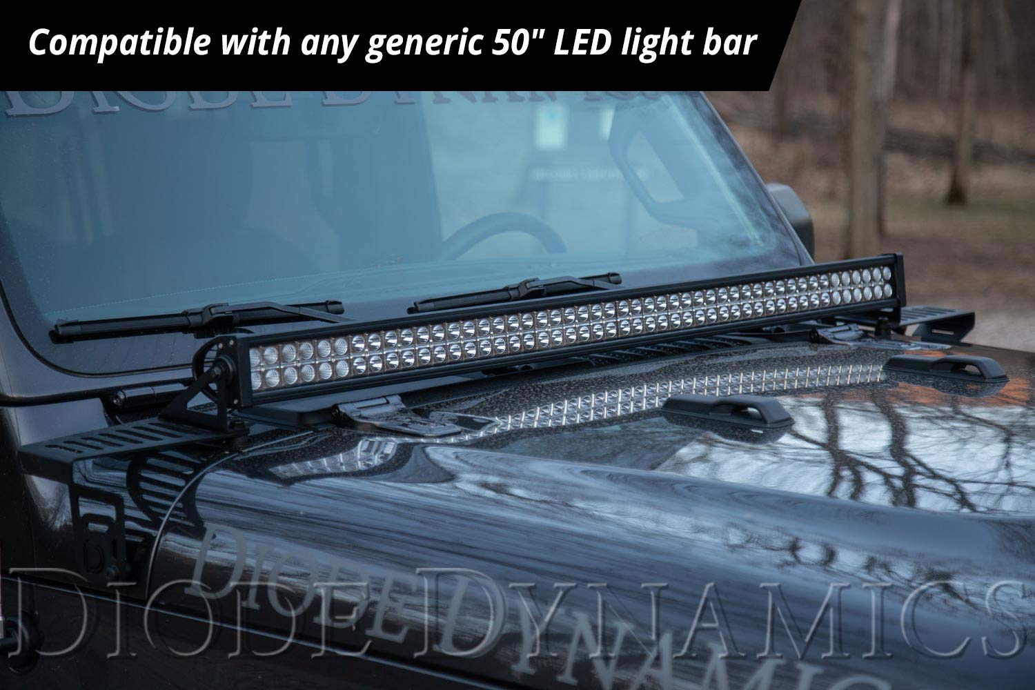 2018 Jeep SS50 Hood LED Kit Amber Combo Diode Dynamics