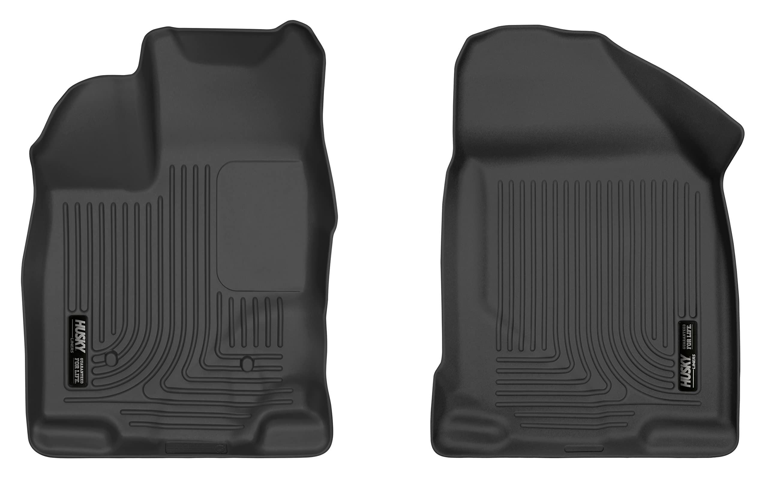Husky Liners Floor Mats X-act Contour | Fits 2007 - 2014 Ford Edge; 2007 - 2015 Lincoln MKX | Front Row, 2-pc Black - 52351