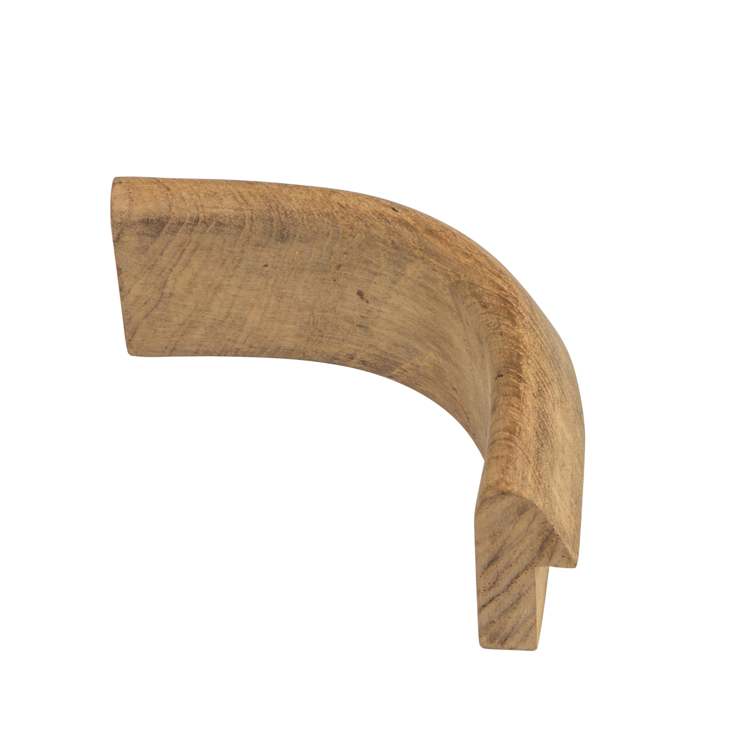 Teak Whitecap 60832 1-5/8"H x 1-3/16"W Inside Corner Rail Molding with 3/4" Gap