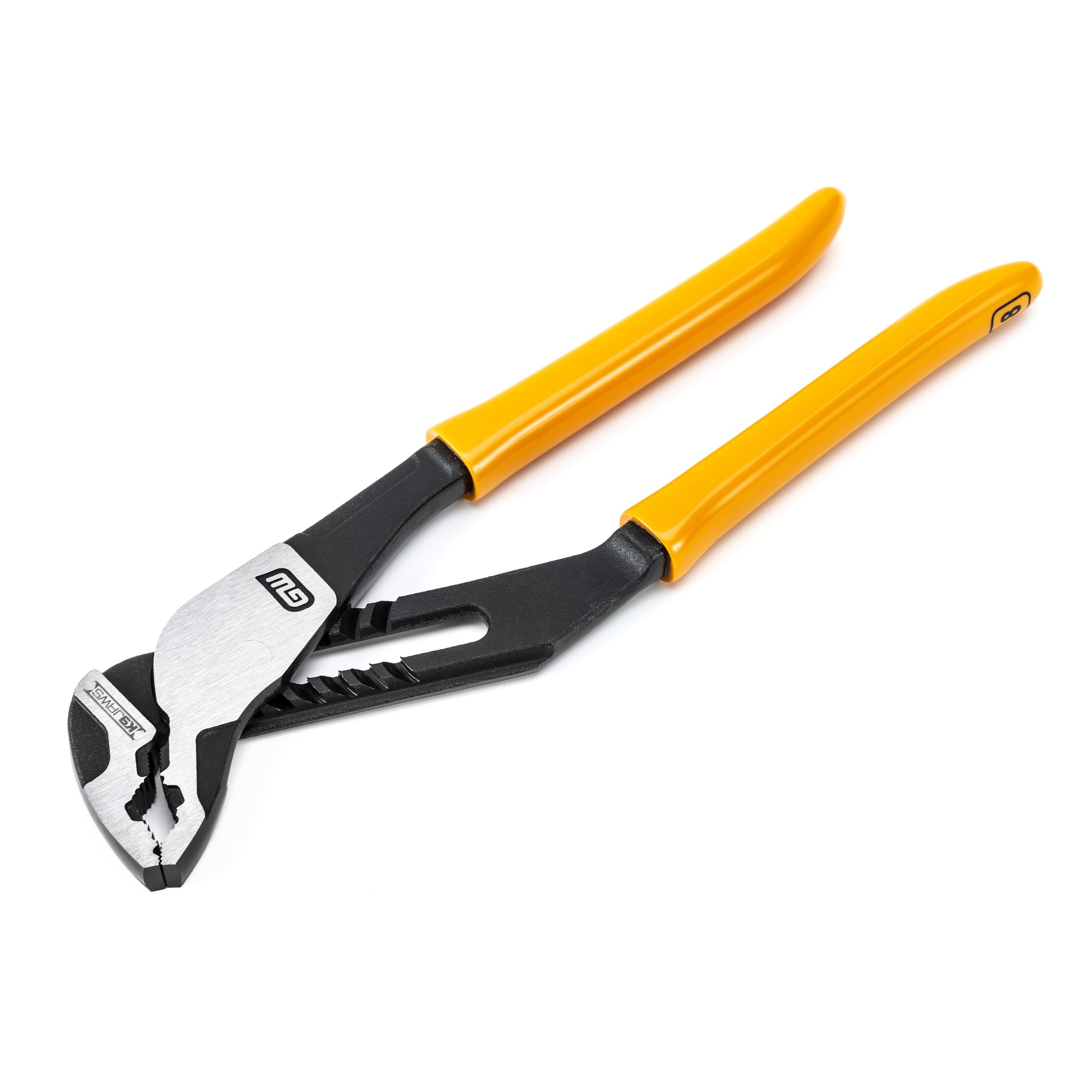 V-Jaw GEARWRENCH Dipped Handle Tongue and Groove Plier, 8" Size