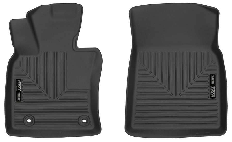 Husky Liners Floor Mats X-act Contour | Fits 2018 - 2024 Toyota Camry | Front Row, 2-pc Black - 52831