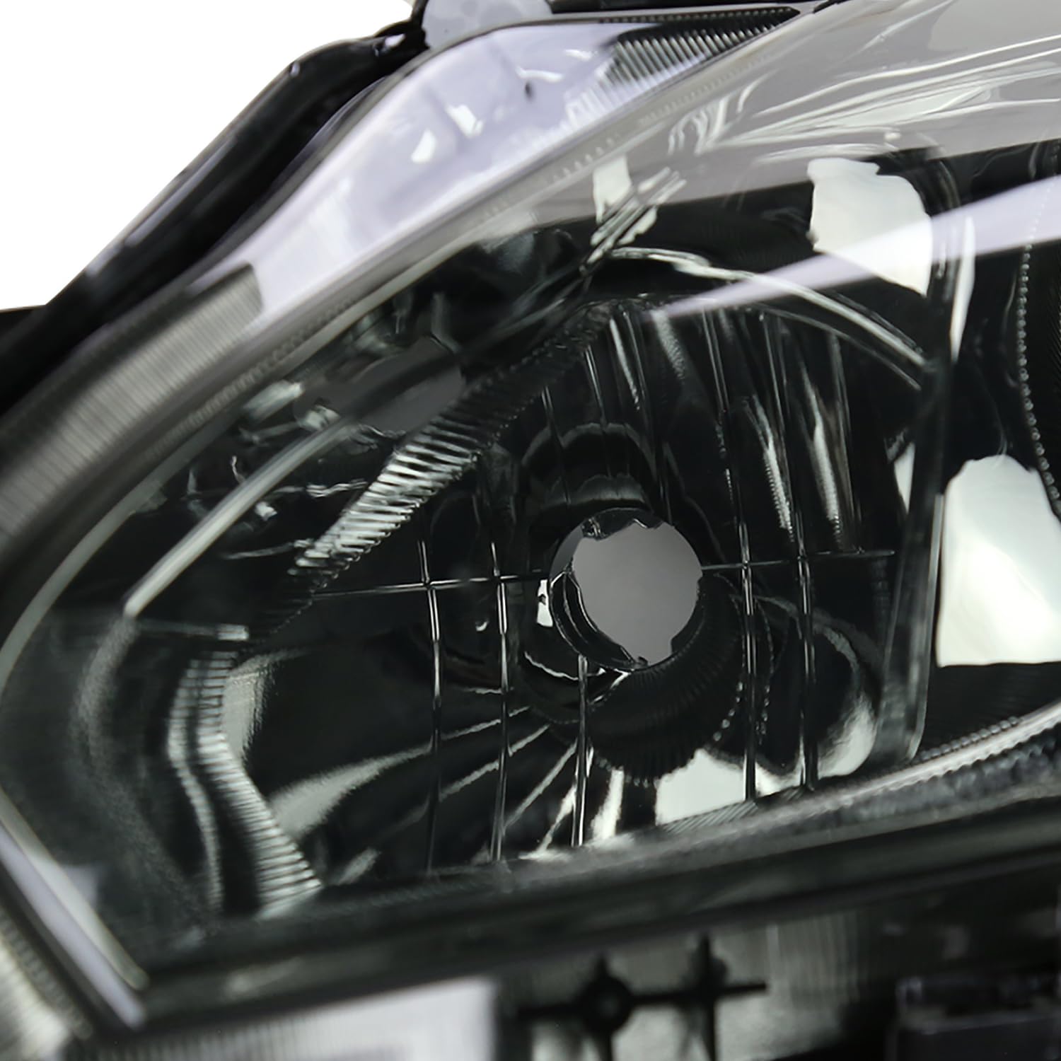 Smoke Projector Headlights SPEC-D TUNING Compatible with 2013-2015 Nissan Altima Sedan, Left + Right Pair Headlamps Assembly