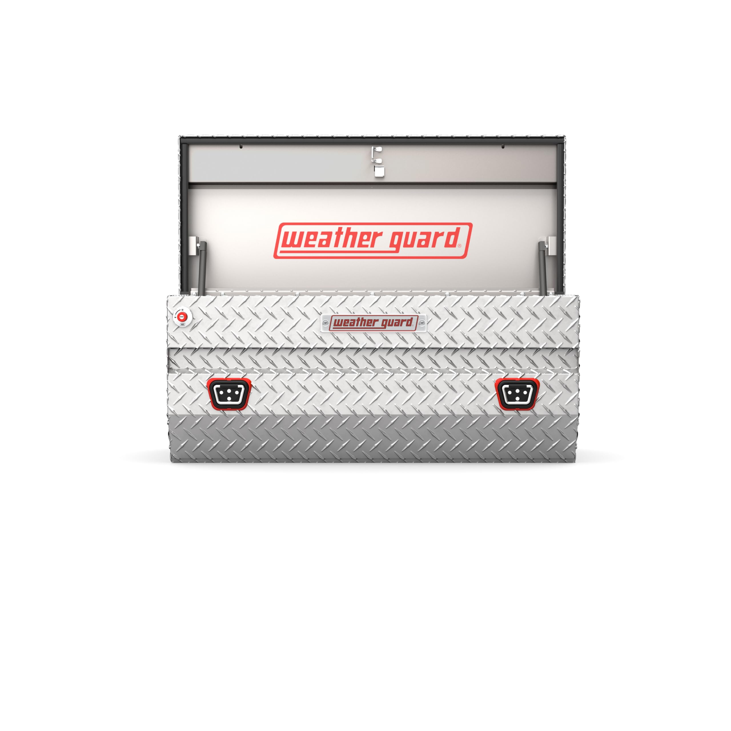614-0-04 Weather Guard Aluminum All-Purpose Truck Tool Chest, Fits Full and Compact Size Trucks, 7.0 cu ft Storage Capacity (Clear)