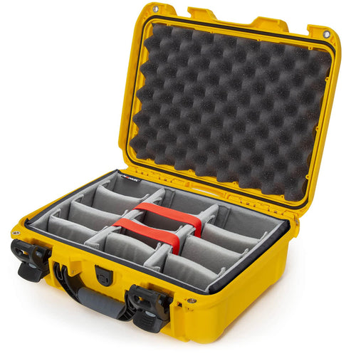 Waterproof Nanuk Hard Case 920 with Padded Dividers - Yellow