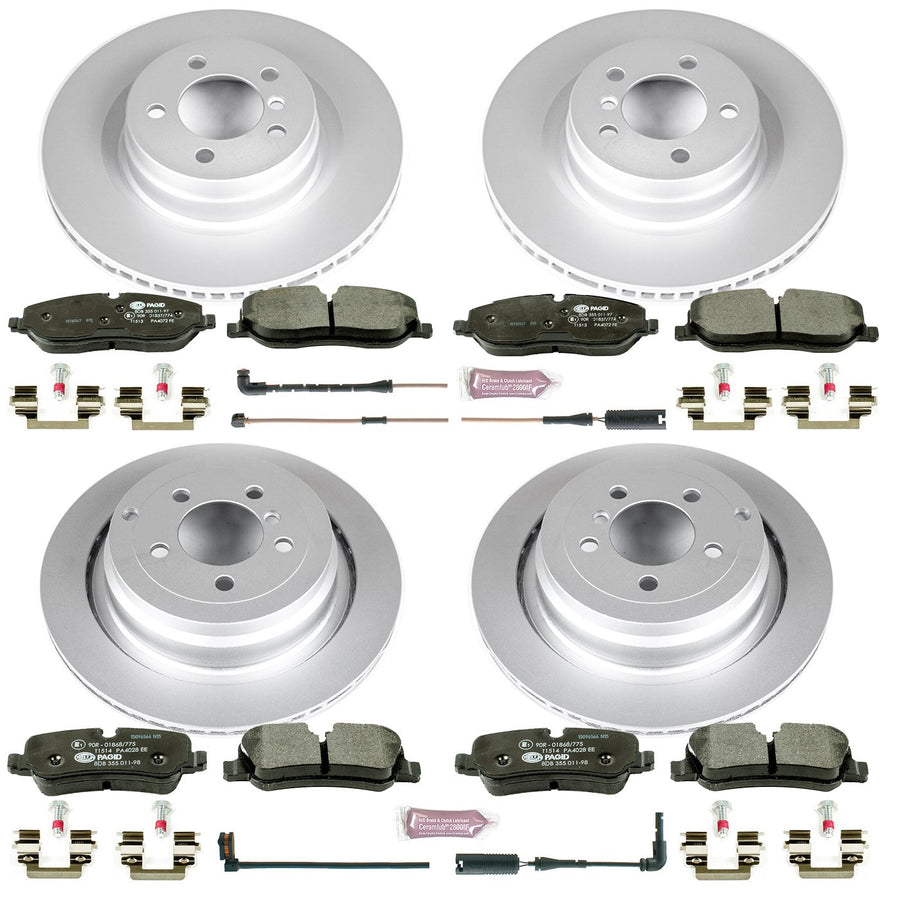 Power Stop ESK5632 Euro-Stop Brake Kit Front & Rear For Land Rover Range Rover 2006-2009 [Model Specific]