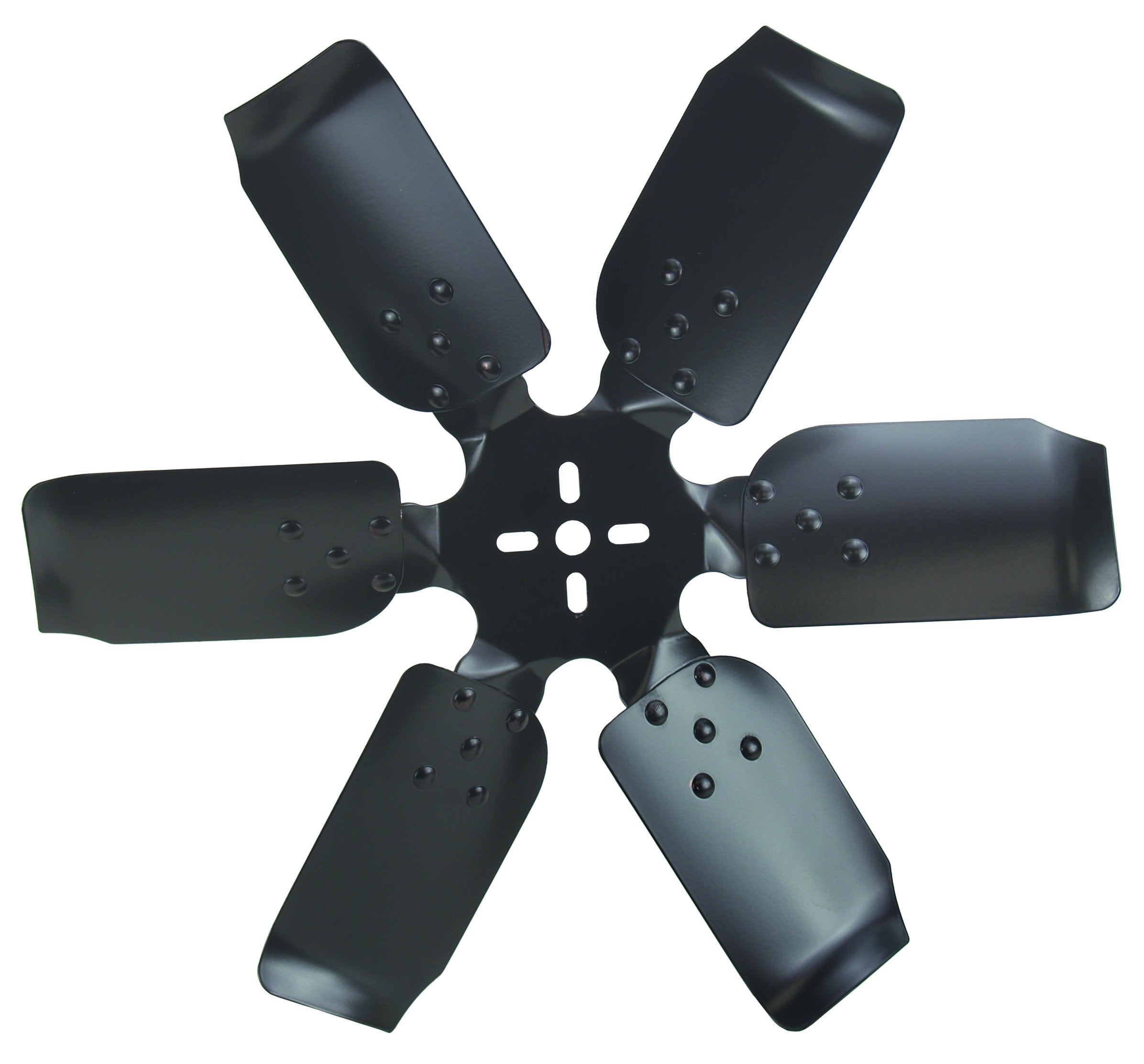 Heavy Duty Derale 17320 Fan Blade Series 1000 20" Steel Rigid Race Belt Driven Fan Standard Rotation