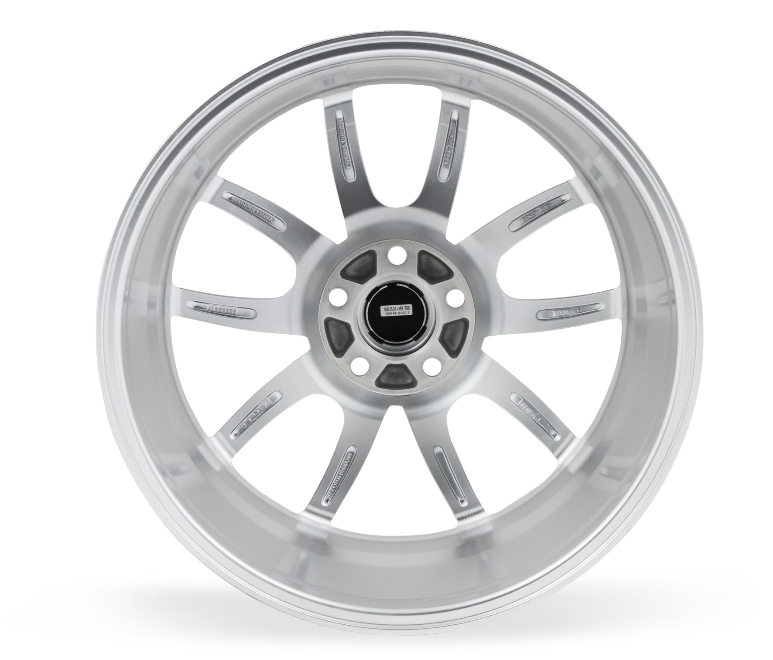 CS5-911550-CP Carroll Shelby Wheels CS5-19 x 11 in. - 5 x 114.3-50mm Offset - Chrome Powder