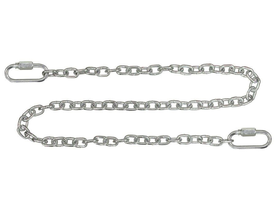 Buyers Products 11220 Safety Chain Class 2 & 3 Trailer with Quick Link Connectors, 72" Chain, 9/32" Chain Diameter, 5,000lb MGTW, Threaded Quick Link for Trailers, Swings, Versatile & Strong Silver