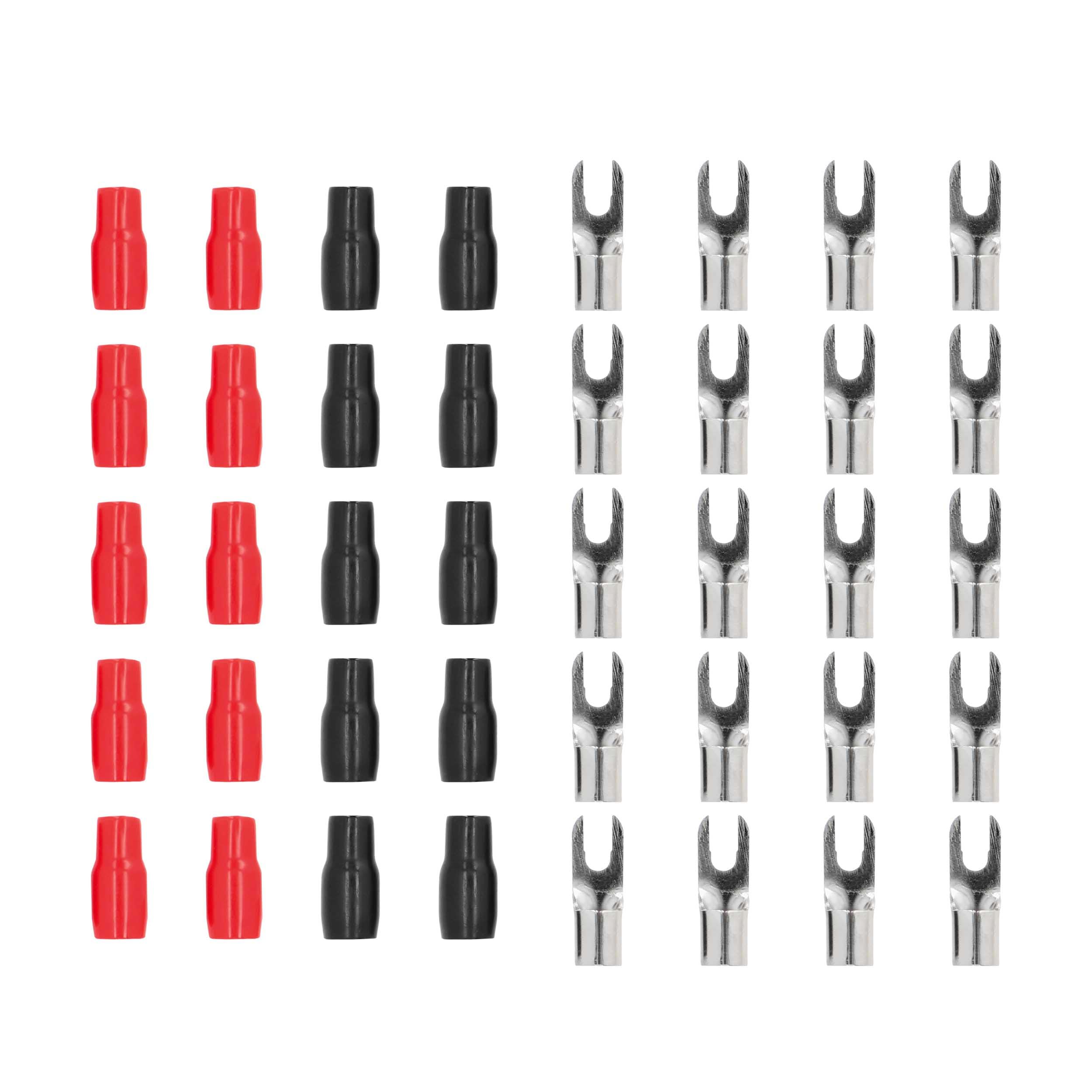 V8 Series T-Spec V8-ST3-20 Nickel Plated Spade Terminal, 20 Pack