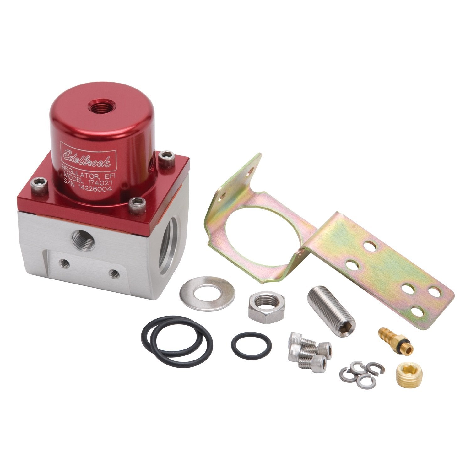 Edelbrock Fuel Pressure RegulatorEFI Style 174021 35-90psi Red