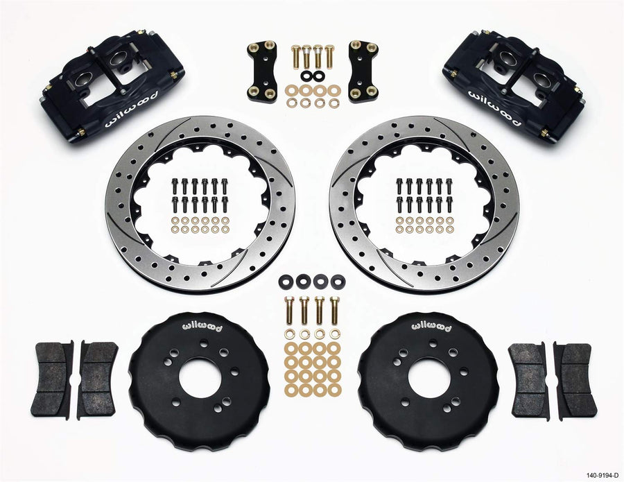 Front Hat Kit FSLI4, 13.00", Drilled, Ano