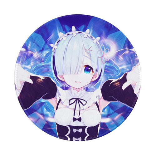 Cute Project Sekai Round Mouse Pad, Gaming Mouse Pad, Waterproof, Anti-Slip, Durable, Stylish, Mouse Pad, For Office and Home, 4 Pieces
