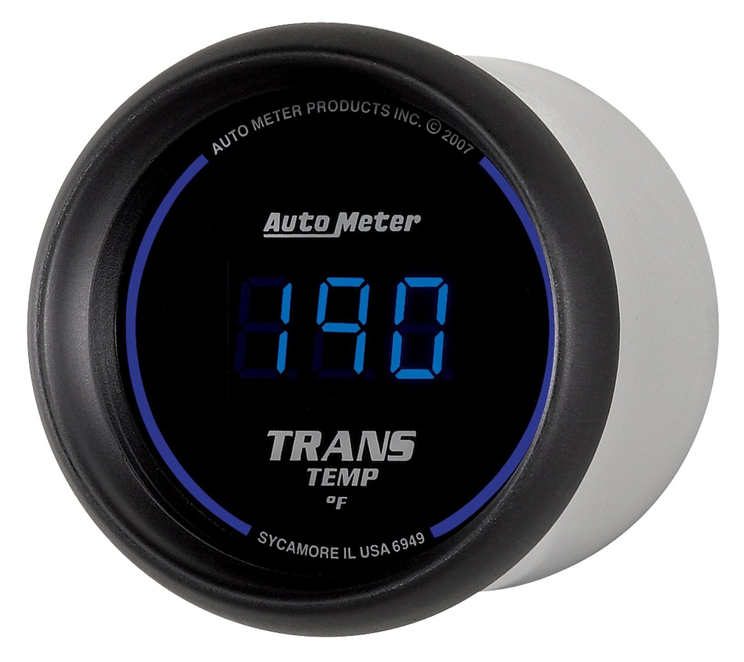 Cobalt Auto Meter 6949 Digital Transmission Temperature Gauge, 2 1/16"