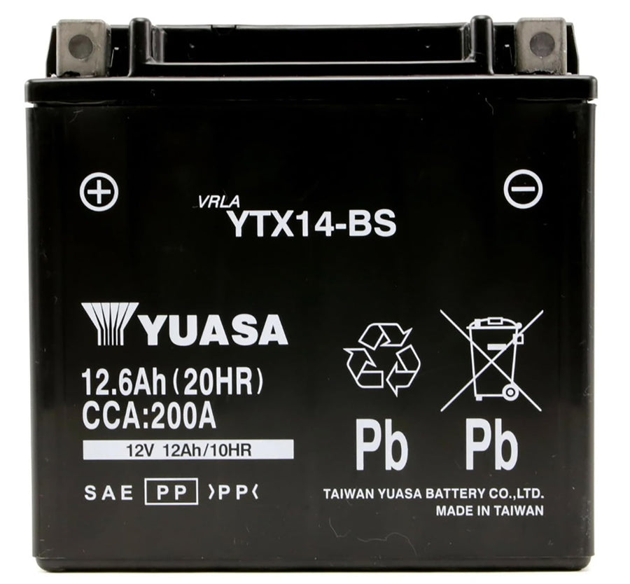 YTX14-BS YUASA Battery for Honda FL 400 R PILOT 1989-90